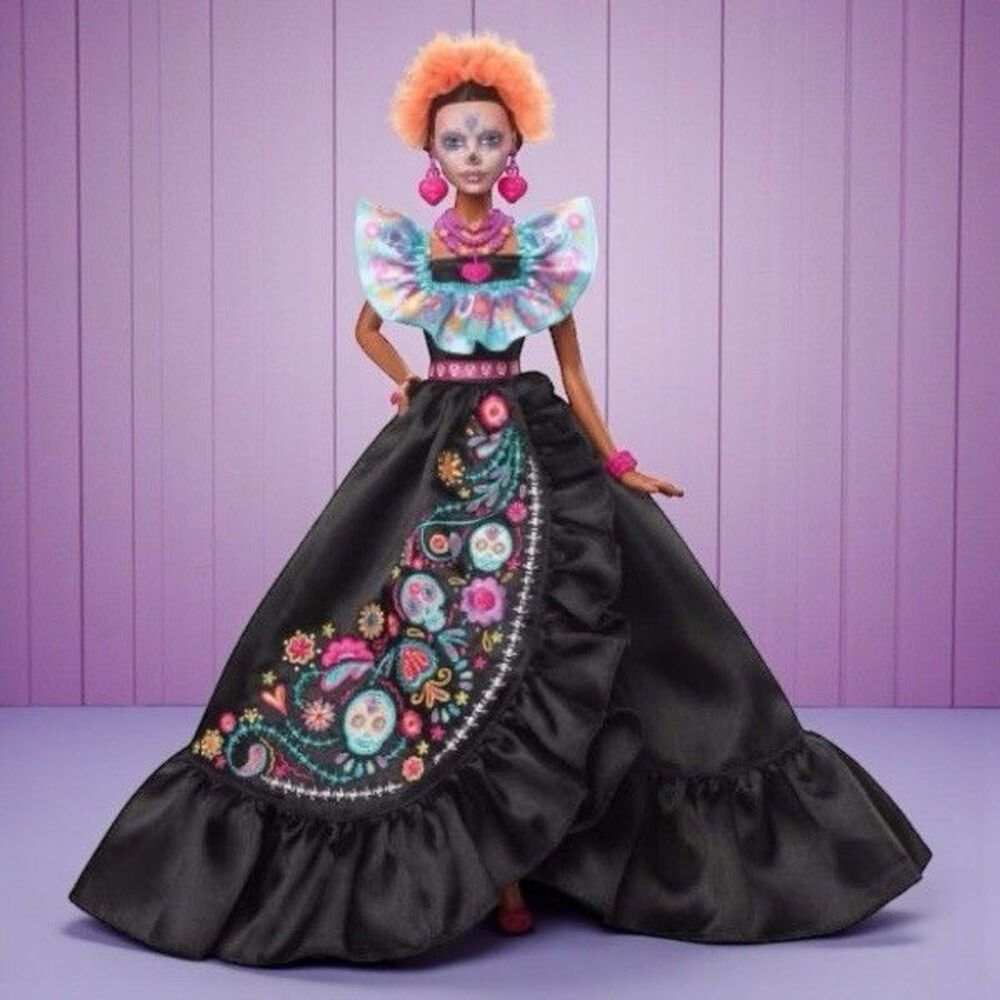 Barbie 2024 Día De Muertos Signature Doll Black Dress COA Sealed NIB Collectible